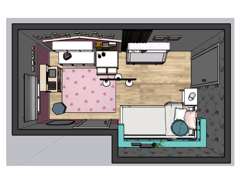 Proyecto online - Diseño de habitación infantil