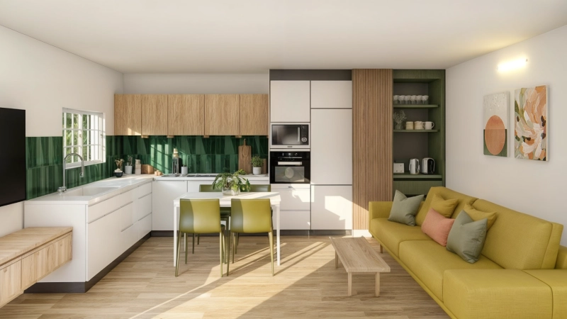 Proyecto Decoración Salón Cocina Online - Resultado 04