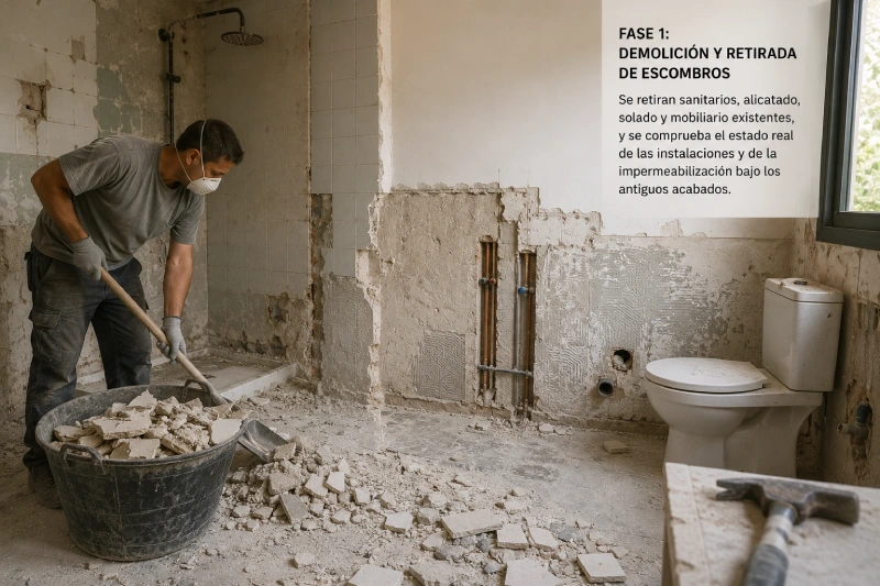 Cómo planificar una reforma de baño paso a paso
