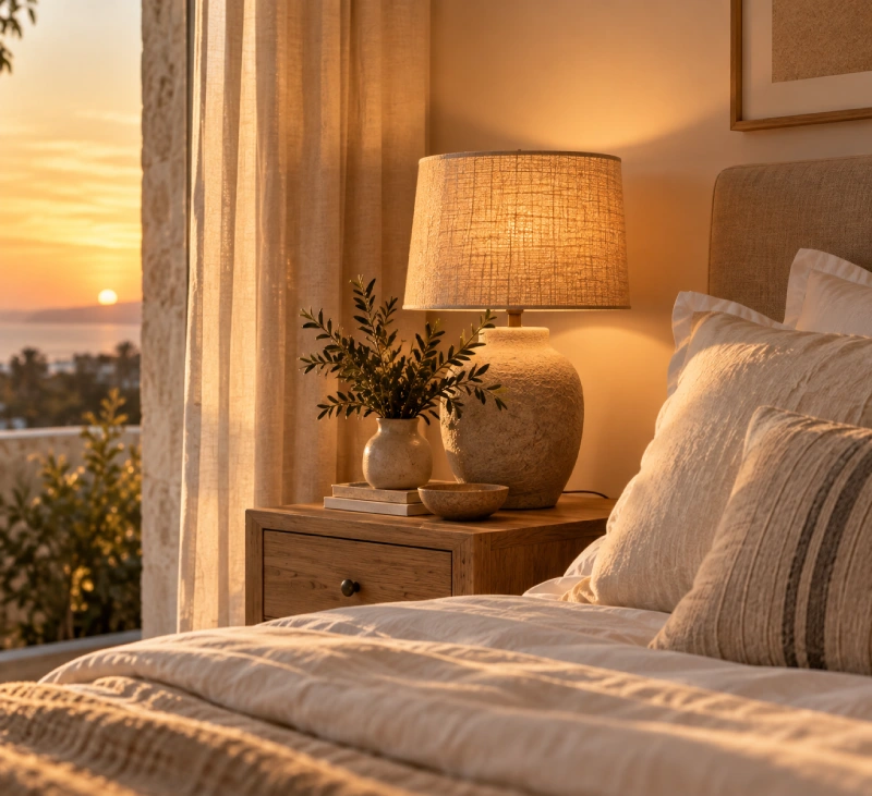 Iluminación ideal para un dormitorio diseñado para descansar mejor